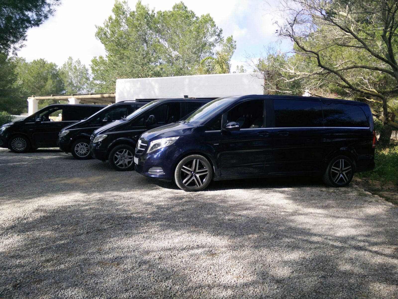 Mercedes at the village