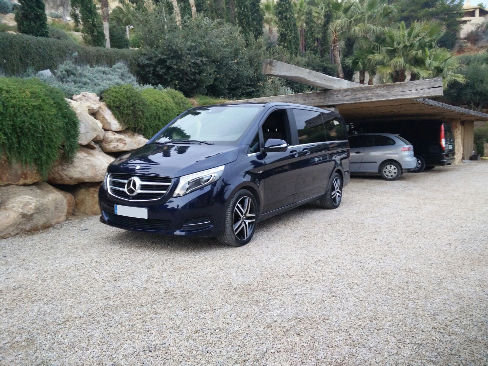 Mercedes at the village
