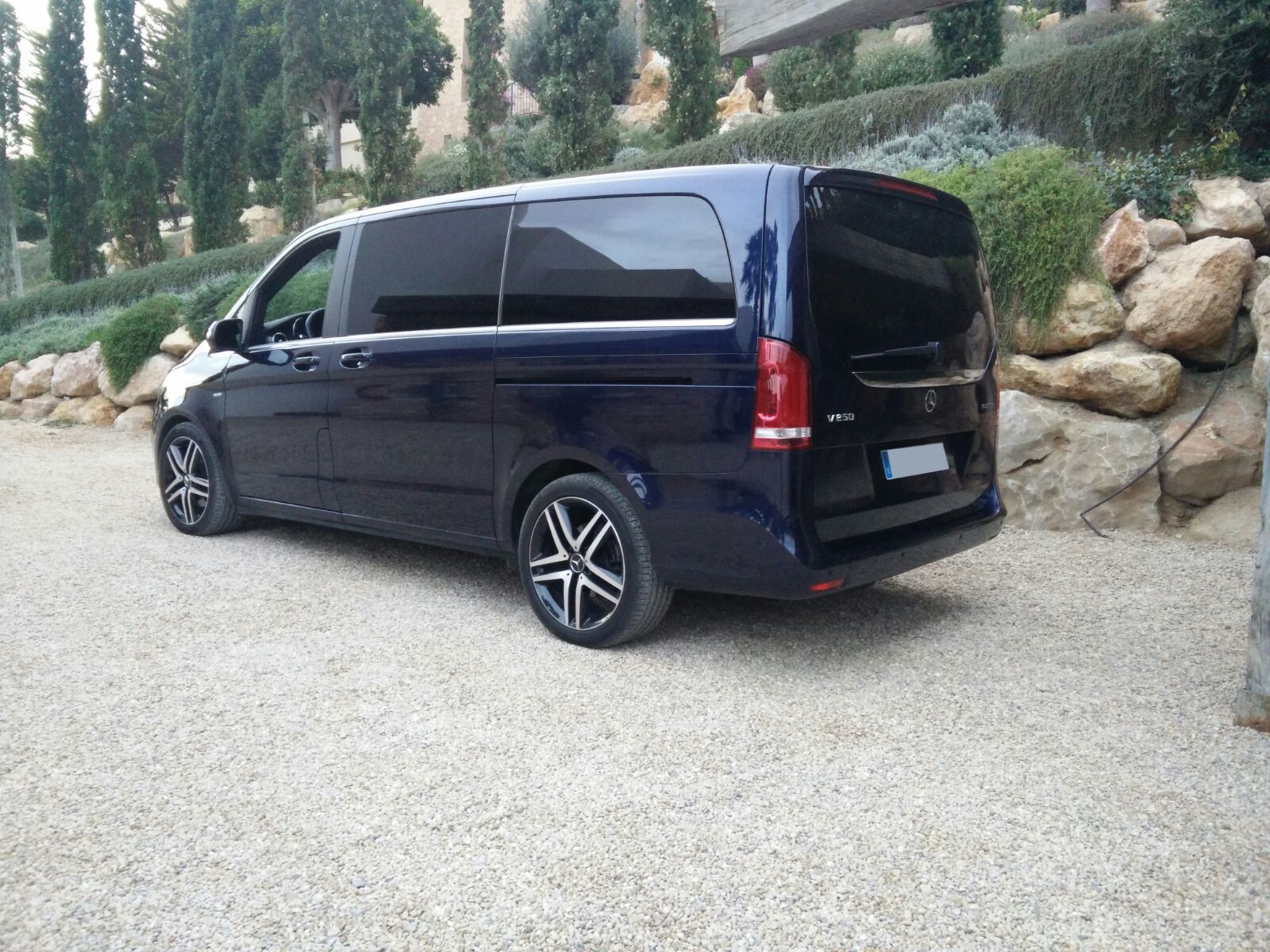 Mercedes at the village